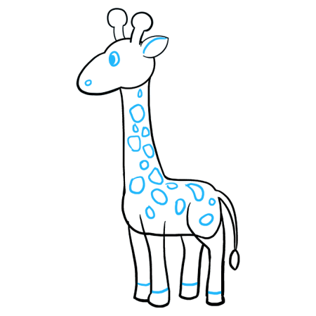 Срисовка жирафа