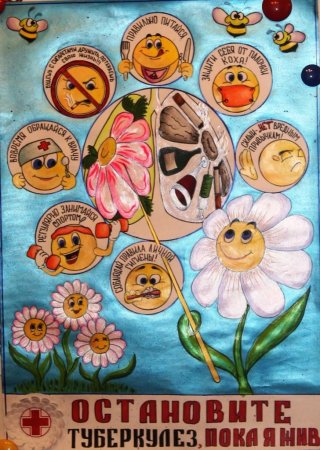 Вместе победим туберкулез плакат