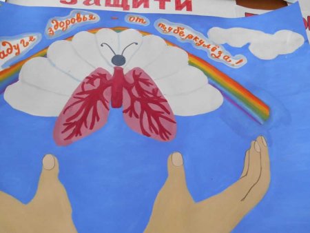 Плакат против туберкулеза