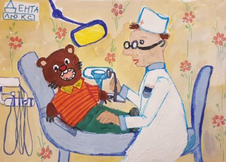 Стоматолог детский рисунок