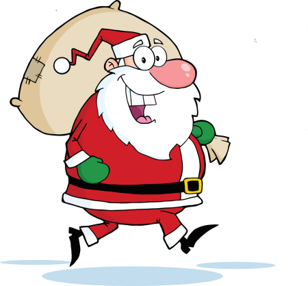 Прикольный дед Мороз