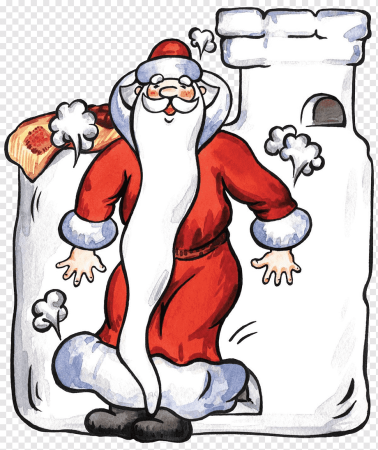 Прикольный дед Мороз