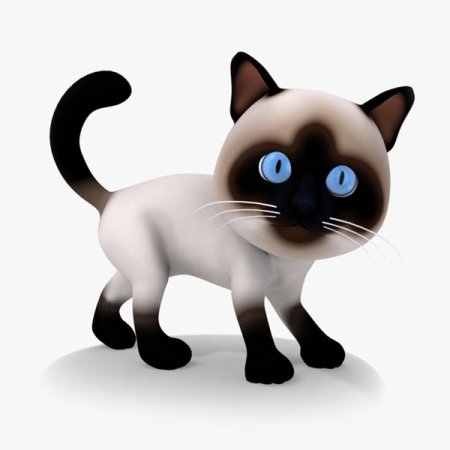 Мультяшные сиамские кошки