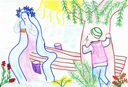 Су анасы рисунок для детей