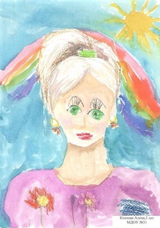 Рисунок на тему воспитатель глазами детей