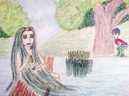 Рисунки Габдуллы Тукая Су анасы