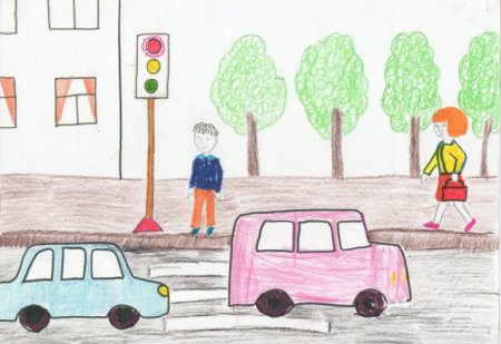 Название рисунков по ПДД