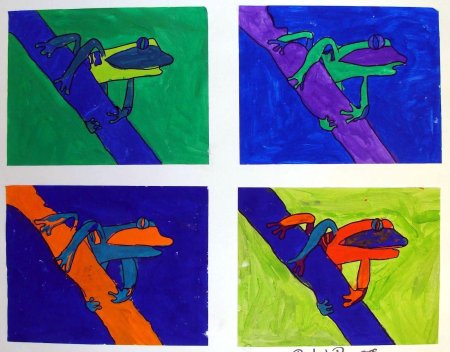 Энди Уорхол древесная лягушка