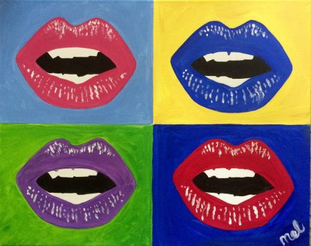 Губы Мэрилин Энди Уорхол