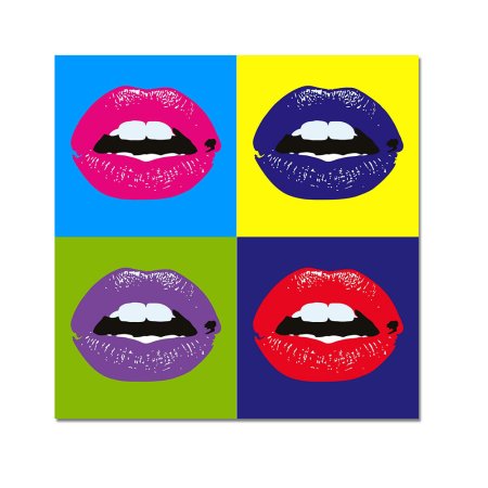 Кит Харинг портрет Уорхол