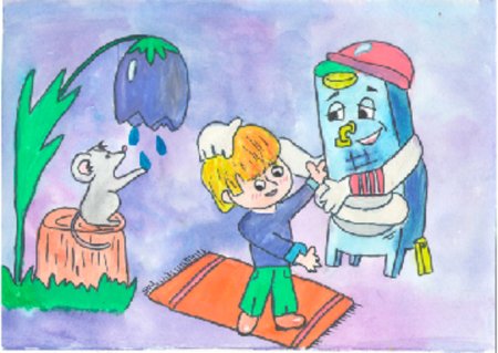 Аппликация чистота залог здоровья