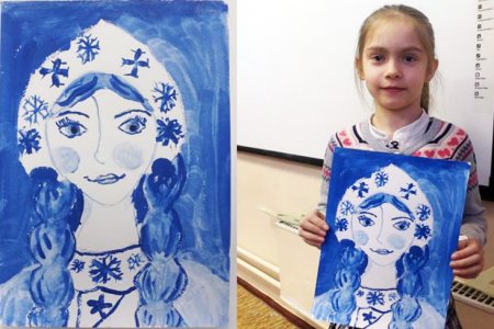 Наряд для зимушки зимы рисование