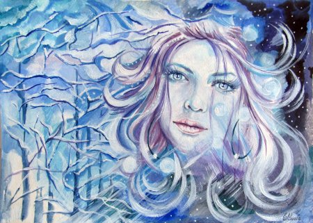 Художник Елена Сениченко зимнее