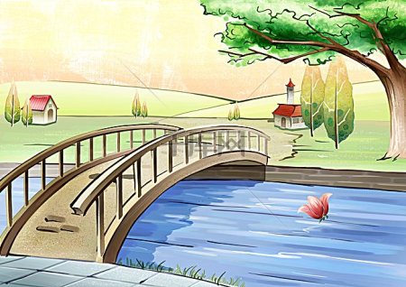 Мост рисунок