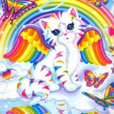 Кошки радужные Единороги