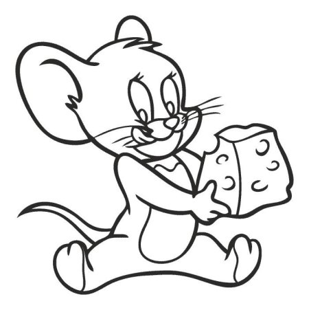 Раскраска том и Джерри новогодние