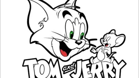 Том и Джерри рисунок карандашом
