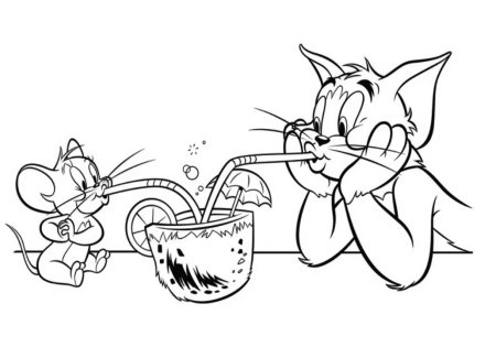 Разукрашка Джерри