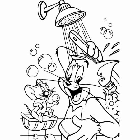 Раскраски для детей 5-6 лет том и Джерри
