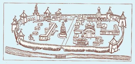 Нижегородский Кремль Агафонова 17 века