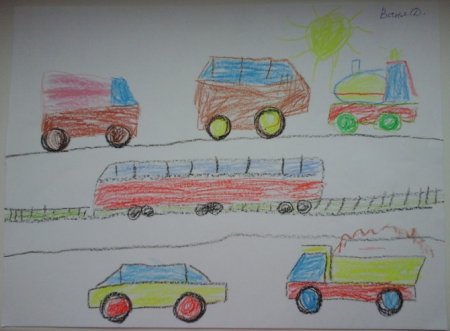 Транспорт рисунки для детей