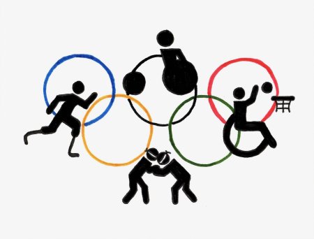 Рисунок паралимпийцев