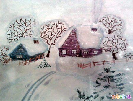 Зимние рисунки