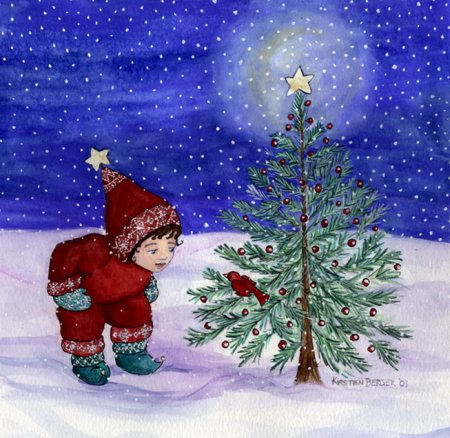 Елочка раскраска для детей