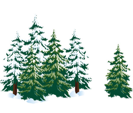 Елка в лесу для детей