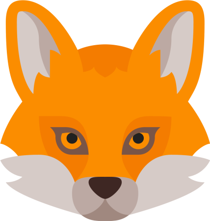 Мордочка лисы для детей