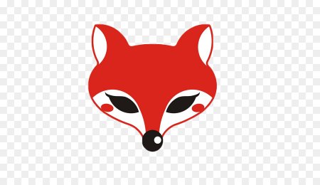 Хитрая мордочка лисы в профиль