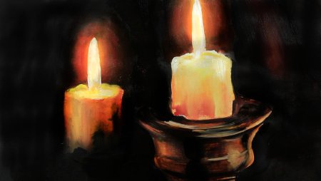 Горящая свеча