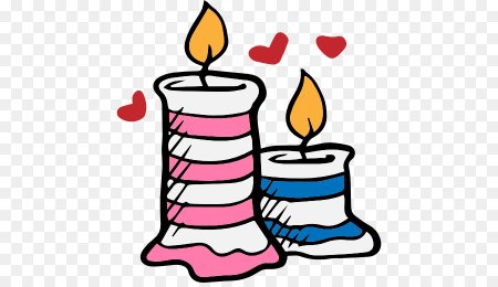 Свеча день рождения иконка