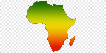 Контуры материков Африка