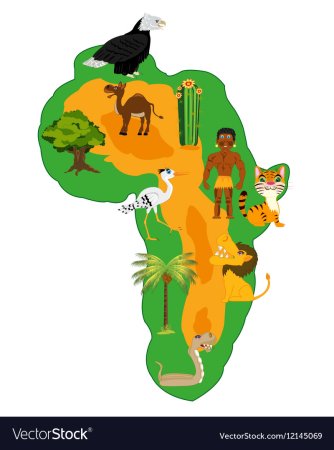 Континент Африка для детей