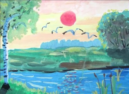 Рисунок моя Родина