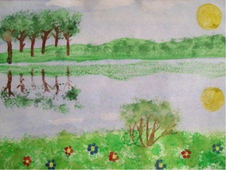 Пейзаж для детей дошкольного возраста