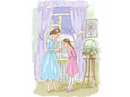 Рисунок растрепанный Воробей Паустовский