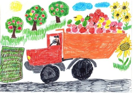 Рисование праздник урожая