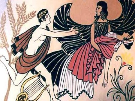 Иллюстрация к мифу Орфей и Эвридика