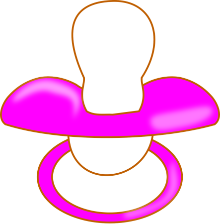 Пустышка на прозрачном фоне