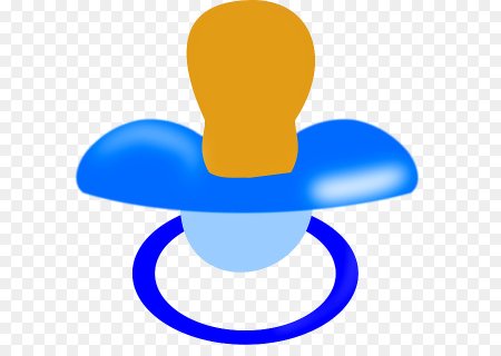 Синяя соска