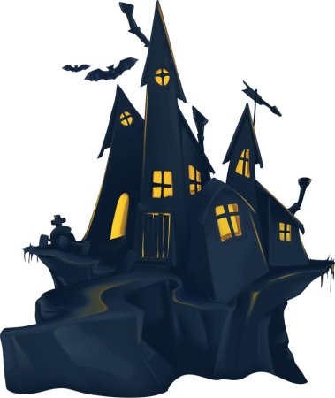 Замок Дракулы раскраска