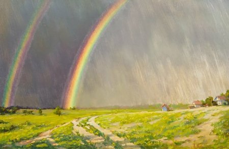 Картины с изображением радуги