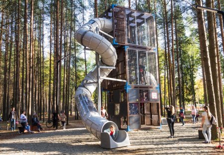 Парк в города Ухта