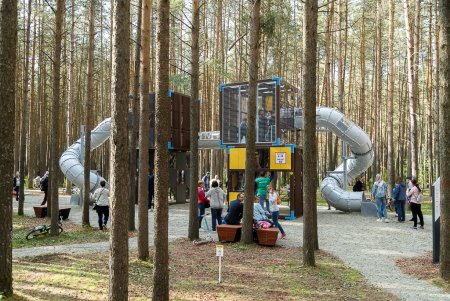 Площадь детского парка в Ухте