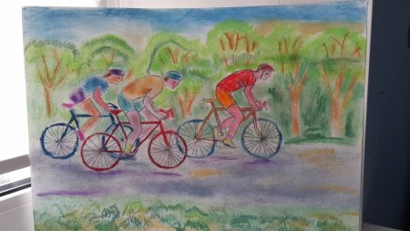 Открытки с велосипедом прикольные