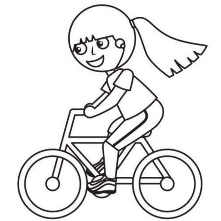 Велосипед рисунок для детей