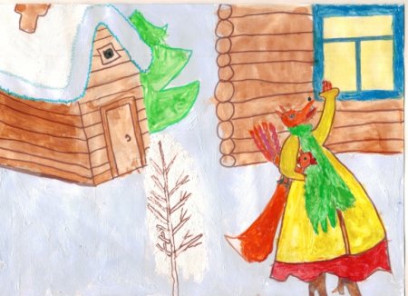 Лисичка со скалочкойсказкка