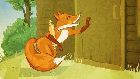 Мнемотаблица к сказке Лисичка со скалочкой